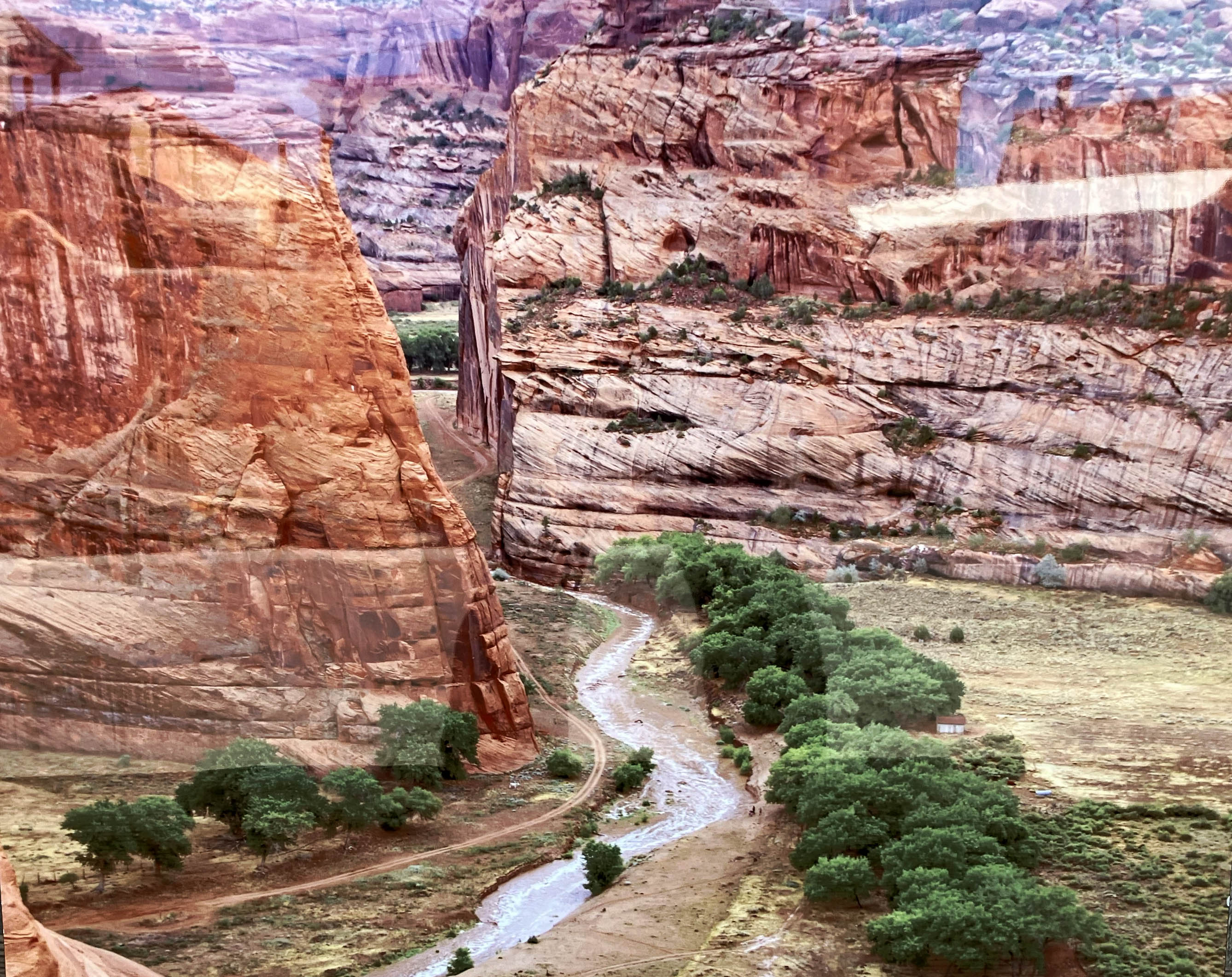 Val Isenhower | Painting of Canyon de Chelly | Penfield Gallery of Indian Arts | Albuquerque, New Mexico